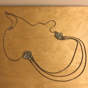 Prabal Gurung Rhinestone layer Necklace